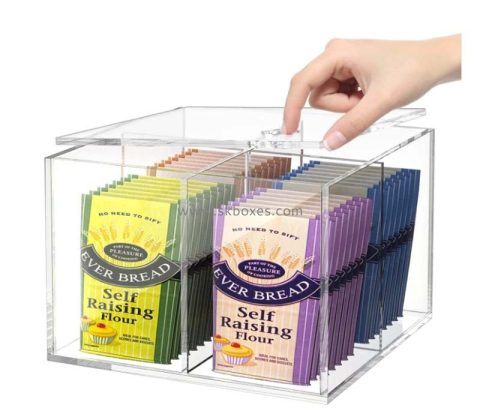 Luctie item manufacturer custom acrylic tea bag organizer box BFD-032