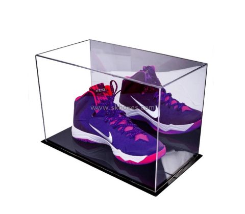 Acrylic boxes manufacturer custom plexiglass shoe show case BSB-020