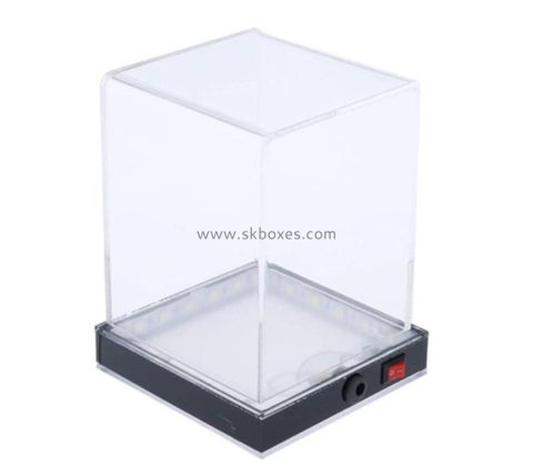 Perspex boxes manufacturer custom acrylic display box with LED BLD-044