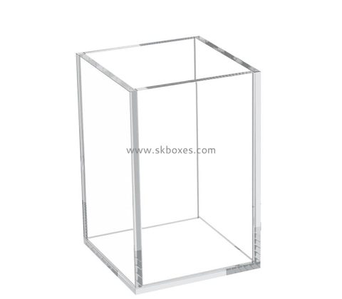 Plexiglass products manufacturer custom acrylic desk organizer for makeup brushes BMB-225