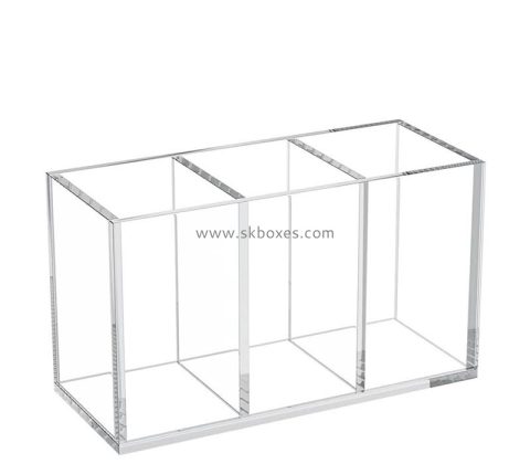 Plexiglass item supplier custom acrylic organizers for makeup brush nail polish BMB-228