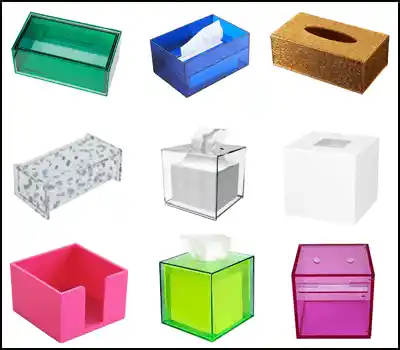 Acrylic Tissue Box