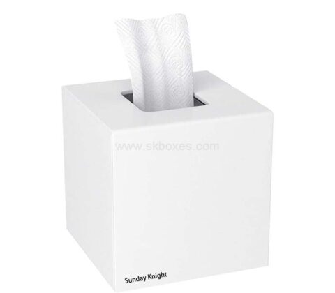 Wholesale custom acrylic restaurant tissue holder box