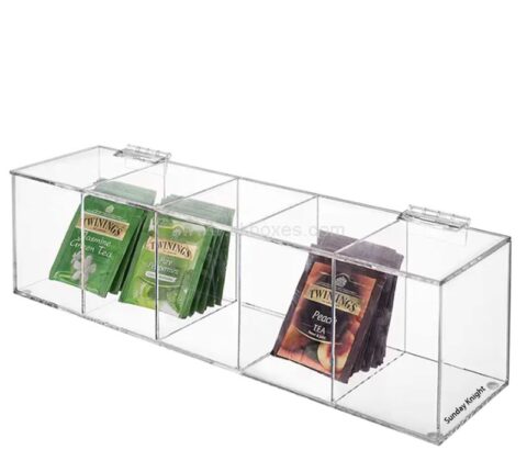 Wholesale custom acrylic tea bag storage box