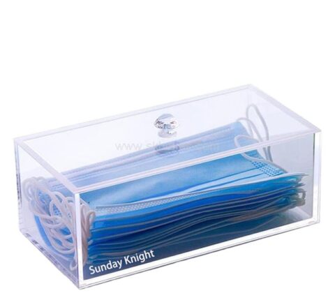 Wholesale custom acrylic face masks storage box