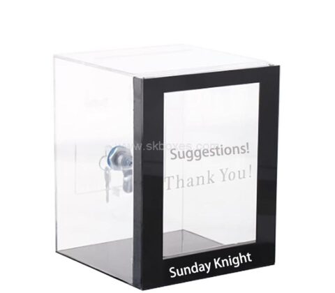 Wholesale custom acrylic LED suggestion box