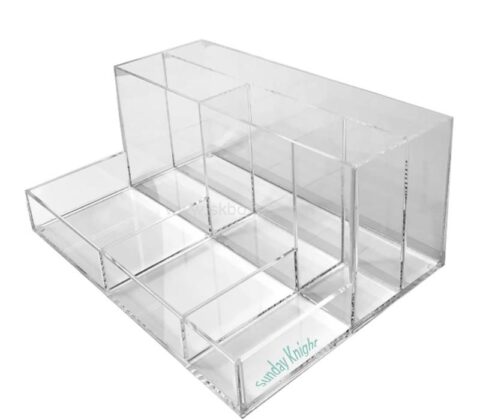 Wholesale custom acrylic multi dividers cosmetic organizer