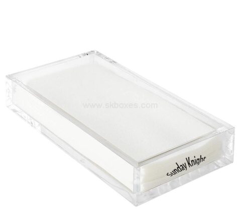 Wholesale custom acrylic picnics napkin holder